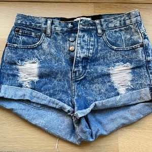 Jean shorts
